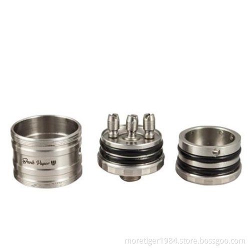 2014 newest Trident atomizer clearomizer rda with dripping dropping atomzier for e cigarette stainless and 24k gold instock DHL